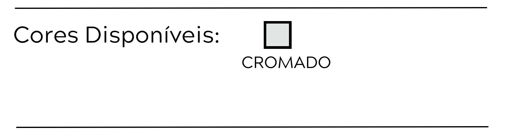 Cores disponíveis das fechaduras MM